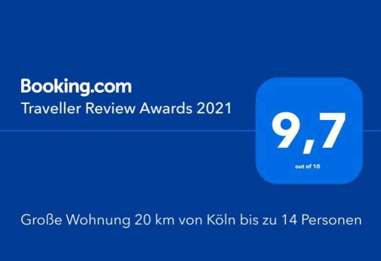 Grosse Wohnung 20 Km Von Koeln Bis Zu 17 Personen Rösrath المظهر الخارجي الصورة